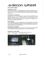 Preview for 7 page of Decon wheel eWalk User Manual