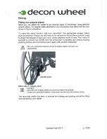 Preview for 10 page of Decon wheel eWalk User Manual