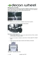 Preview for 11 page of Decon wheel eWalk User Manual