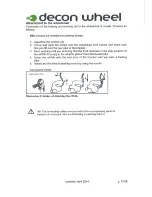 Preview for 12 page of Decon wheel eWalk User Manual