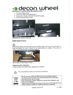 Preview for 18 page of Decon wheel eWalk User Manual