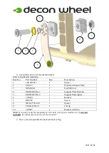 Preview for 3 page of Decon wheel MEM6433P Assembly Instructions