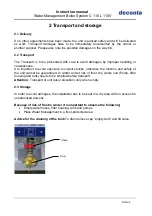 Preview for 4 page of deconta C110 L 110V Instruction Manual