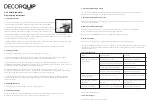 Preview for 2 page of DecorQuip Cura Fitting Instructions