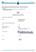 Preview for 3 page of dedalo Easy-UV 4-8 Assembly And Installation Instructions