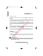 Preview for 6 page of DeDietrich DKP 825 W Installation And User Manual