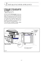 Preview for 43 page of DeDietrich dpi7602bm Manual For Installation And Use