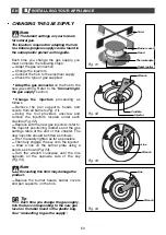 Preview for 50 page of DeDietrich DTI 1127 X Manual For Installation And Use