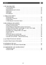 Preview for 147 page of DeDietrich DTI 1127 X Manual For Installation And Use