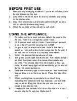 Preview for 6 page of Deen brothers SH-ST40D Instruction Manual