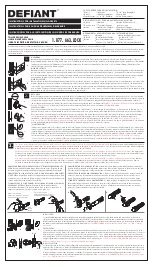 Preview for 1 page of Defiant 1. 877. 663 Instructions For Installation