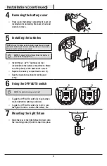 Preview for 6 page of Defiant 1002366207 Use And Care Manual