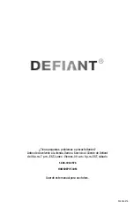 Preview for 20 page of Defiant 1002366207 Use And Care Manual