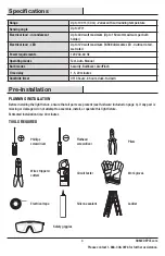 Preview for 3 page of Defiant 747373 Use And Care Manual