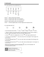 Preview for 11 page of Defy CHW 6215 TS User Manual