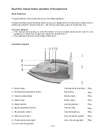 Preview for 2 page of Defy SI2303 Instruction Manual