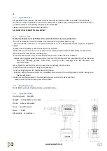 Preview for 24 page of Degometal GO 3312 Safety Instructions And Directions For Use