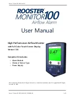 Preview for 1 page of DEGREE CONTROLS Rooster Monitor100 User Manual