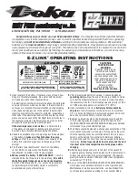 Preview for 1 page of Deka EZ LINK D35 Operating Instructions