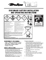 Preview for 1 page of Deka fahrenheit Installation And Operating Instructions Manual