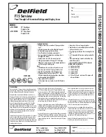Delfield F15PC48D Specification Sheet preview