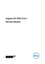 Dell 13 7000 2-in-1 Service Manual preview