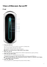 Preview for 7 page of Dell Alienware Aurora R9 Setup And Specifications