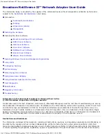 Dell Broadcom NetXtreme Family of Adapters User Manual preview