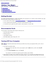 Preview for 2 page of Dell Dimension 9150 Service Manual