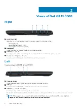 Preview for 6 page of Dell G3 15 3500 Setup And Specifications