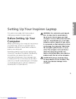 Preview for 7 page of Dell Inspiron 1122 Setup Manual