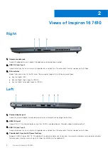 Preview for 6 page of Dell Inspiron 16 7610 Setup And Specifications