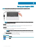 Preview for 4 page of Dell Inspiron 5390 Setup And Specifications