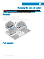 Preview for 38 page of Dell Inspiron 7390 2n1 Service Manual