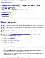 Preview for 28 page of Dell Latitude C540 Series Service Manual