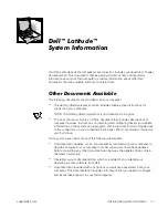 Preview for 4 page of Dell Latitude C800 System Information Manual