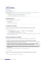 Preview for 18 page of Dell OptiPlex GX520 User Manual