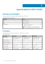 Preview for 10 page of Dell P117G Setup And Specifications