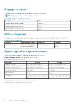 Preview for 18 page of Dell P117G Setup And Specifications