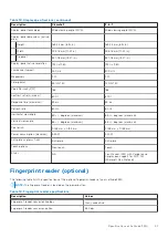 Preview for 21 page of Dell P158G Setup And Specifications