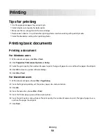 Preview for 30 page of Dell P513w All In One Photo Printer User Manual