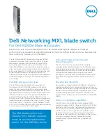 Preview for 1 page of Dell PowerEdge M1000e Specifications