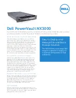 Preview for 1 page of Dell PowerVault NX3000 Specifications