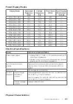 Preview for 43 page of Dell S2218H User Manual