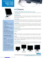 Preview for 1 page of Dell UltraSharp 1704FPV Specifications