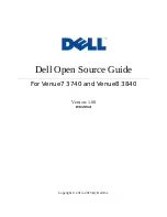 Preview for 1 page of Dell Venue7 3740 Manual