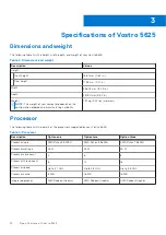 Preview for 12 page of Dell Vostro 5625 Setup And Specifications