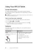 Preview for 20 page of Dell XPS10 User Manual