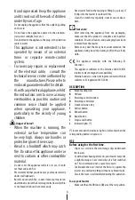 Preview for 5 page of DeLonghi CTZ 2003 Series Instructions For Use Manual