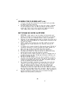 Preview for 20 page of DeLonghi DC36TB series Instruction Manual